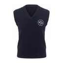 Pull V coton NDL sans manches